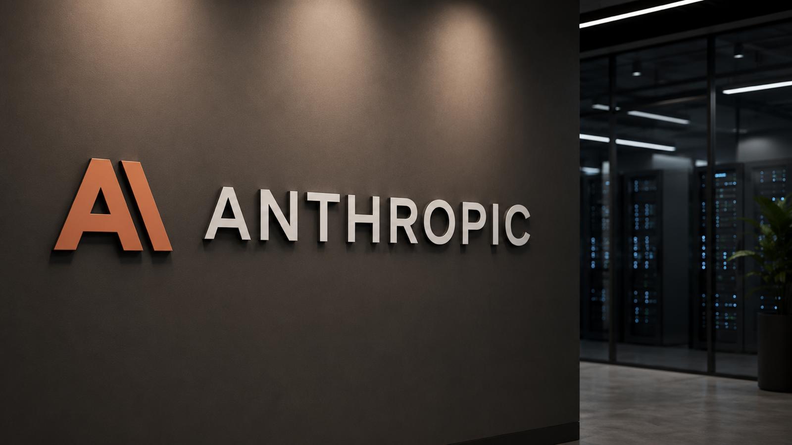 Anthropic wordmark — Anthropic reportedly reaches near-$1 trillion valuation after $65 billion funding round