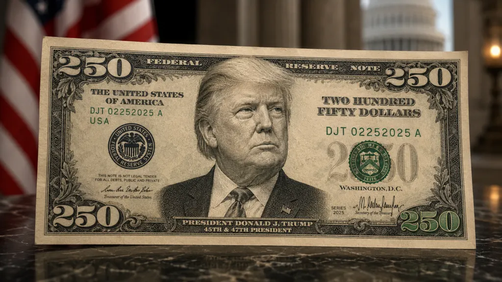 Trump’s Proposed $250 Banknote Faces Legal and Historical Barriers
