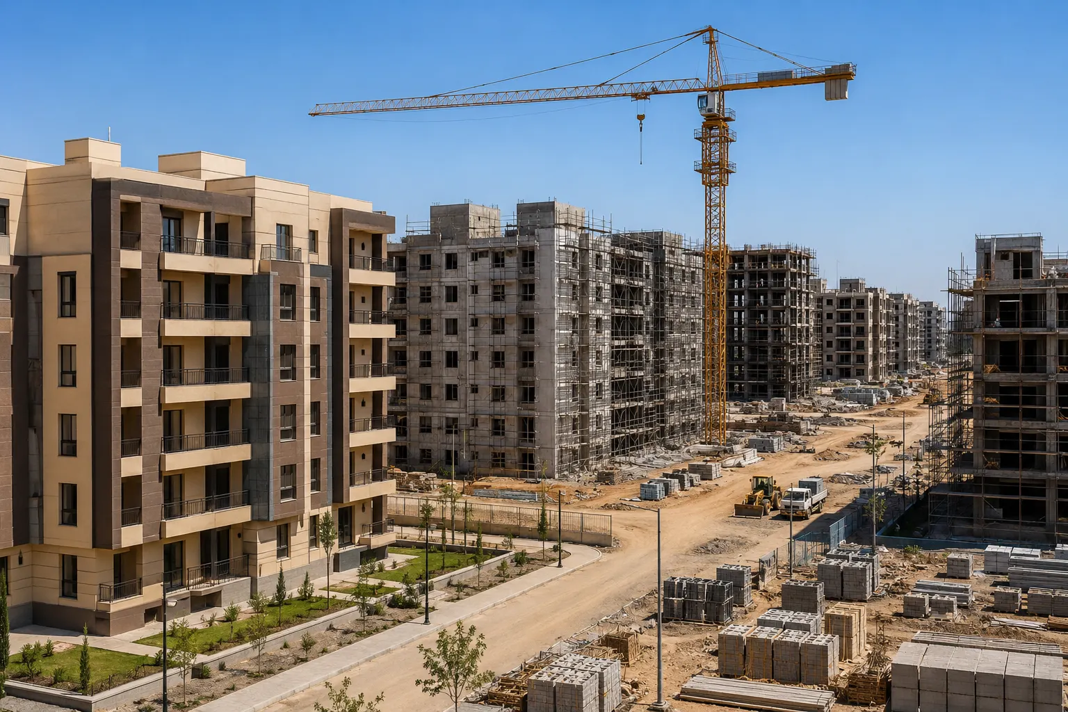 Residential Housing Construction, Egypt