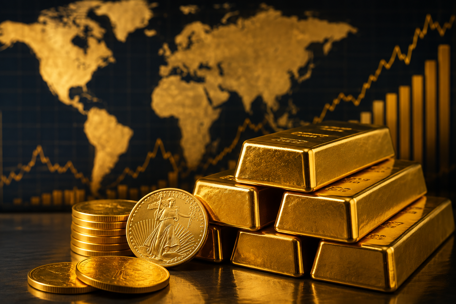 Gold Bars and Price Momentum, Global