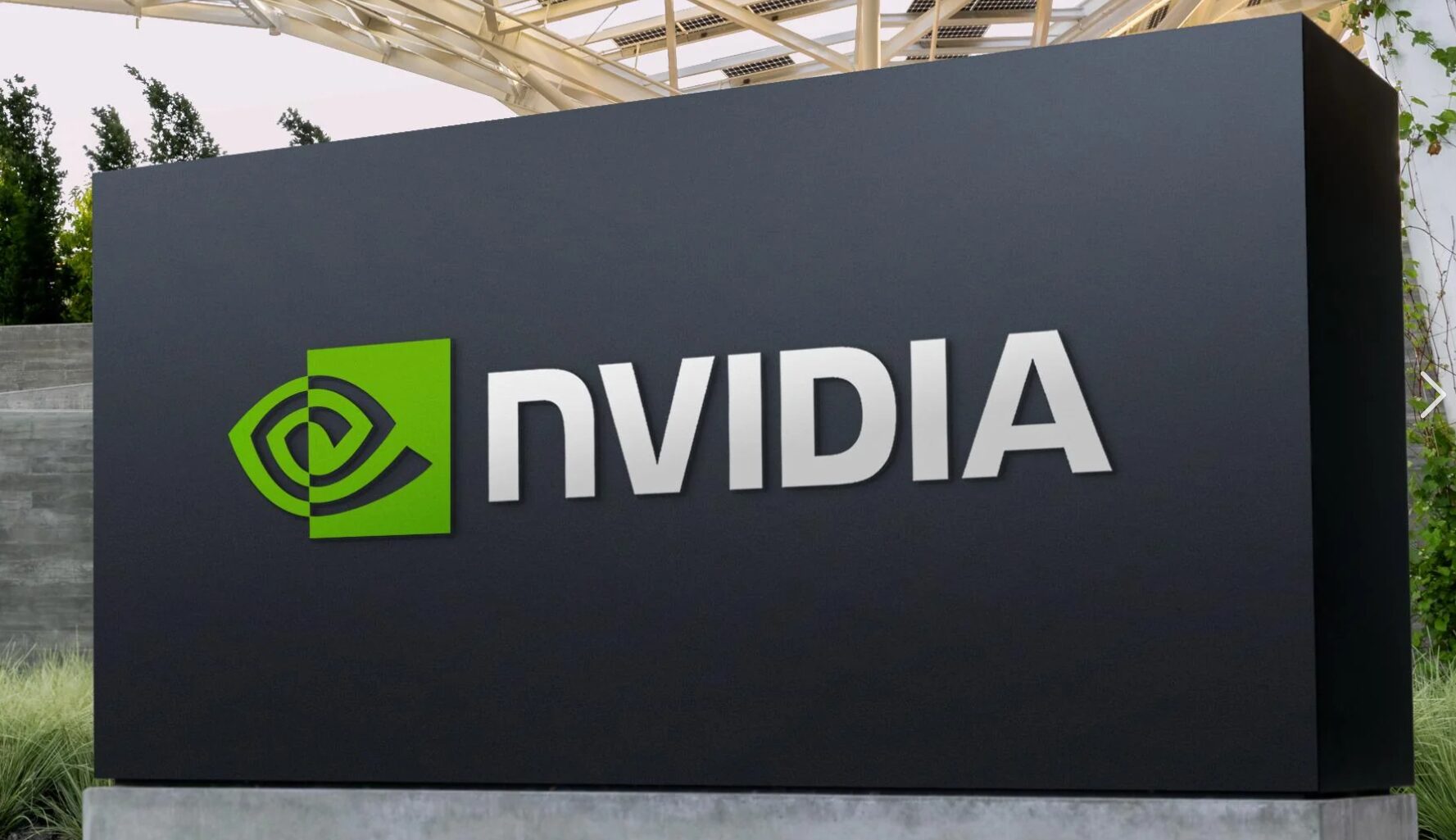 Nvidia Headquarters Sign, USA