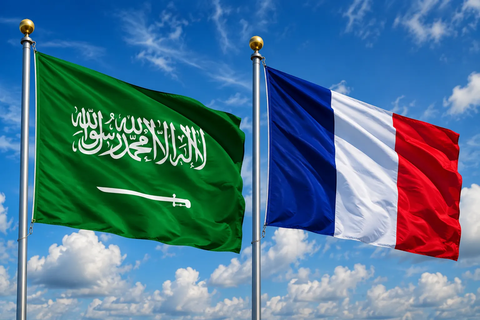 Saudi Arabia and French Flags, Economy