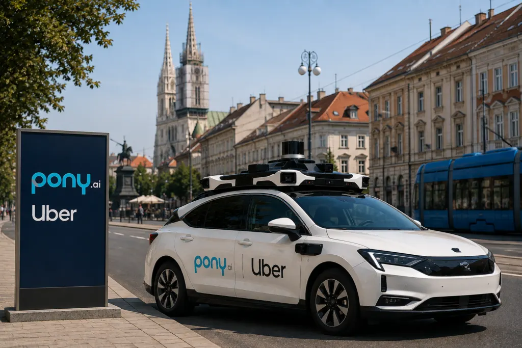 Pony.ai and Uber Plan More Than 2,000 Robotaxis Across Five European Cities