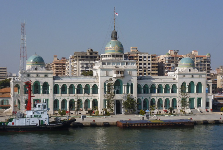 Suez Canal Authority building, Ismailia, Egypt