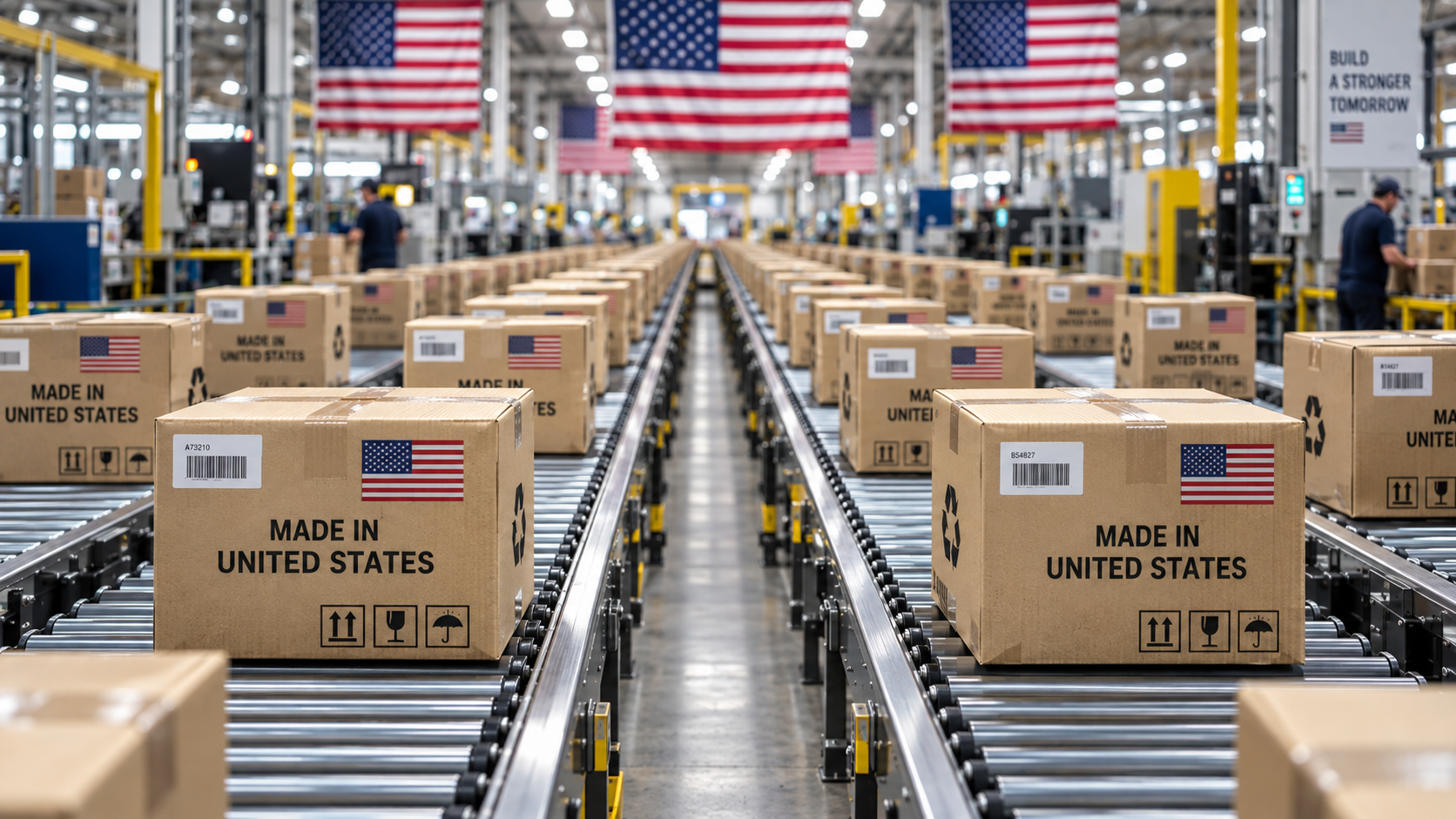 US Factory Production Line, USA